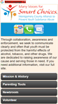 Mobile Screenshot of manyvoicessmartchoices.org